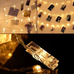 DOWO® - Soothe Lichtsnoer Binnen En Buiten - Fotoslingers - Lampjes Slinger - Lichtslinger - 6 Meter Led - 40 Lampen - Usb Opladen – Sfeerverlichting – Waterdicht Store