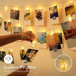 DOWO® - Soothe Lichtsnoer Binnen En Buiten - Lampjes Slinger - Fotoslingers - Lichtslinger - 6 Meter Led - 40 Lampen - Batterij – Sfeerverlichting – Waterdicht Discount