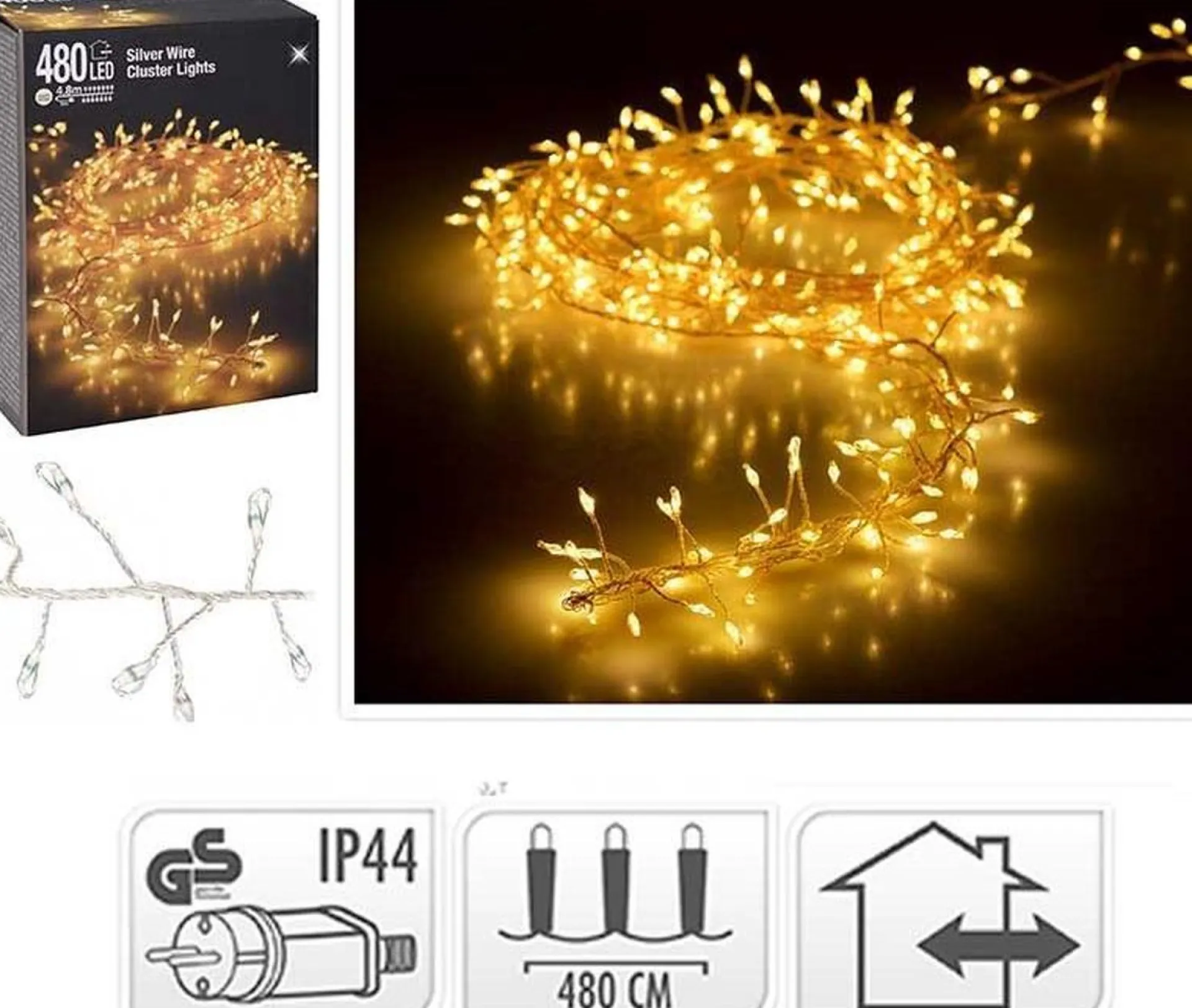 Merkloos Draad - Cluster - 480Led Outlet