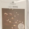 Anna's Collection Draadverlichting Lichtsnoer Met 100 Lampjes Warm Wit Op Batterij 500 Cm - Lichtdraden/Lichtsnoeren - Kerstverlichting Store