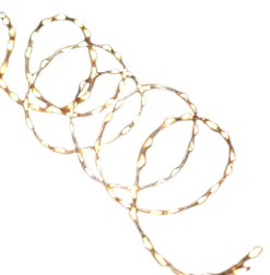 Anna's Collection Draadverlichting Lichtsnoer Met 132 Lampjes Warm Wit Op Batterij 200 Cm - Lichtdraden/Lichtsnoeren - Kerstverlichting New