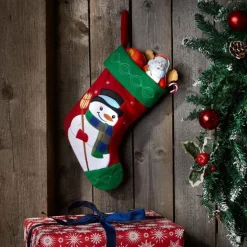 Tectake Kerstsokken>Dressforfun - Sint-Niklaaslaarzen Met Sneeuwmanmotief - Verkleedkleding Kostuum Halloween Verkleden Feestkleding Carnavalskleding Carnaval Feestkledij Partykleding - 303313