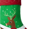 Tectake Kerstsokken>Dressforfun - Sint-Niklaaslaarzen Met Hertenmotief - Verkleedkleding Kostuum Halloween Verkleden Feestkleding Carnavalskleding Carnaval Feestkledij Partykleding - 303312