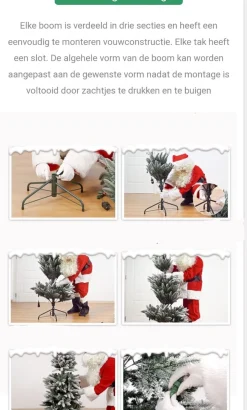 Zilverspar Edelspar Kunstkerstboom Met Sneeuw En Warmwitte Verlichting 210Cm - Kerstboom Met Witte Sneeuw En Led Lampjes - Kunstboom - Brandwerend - Kunstboom - Kerstversiering - Kerstboomverlichting - Kerstboomstandaard - Kerstboom Met Led Discount