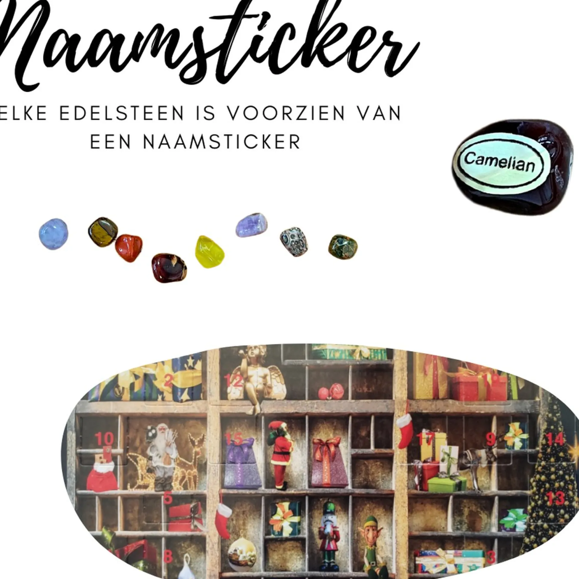 Fop en Bij Edelstenen Adventskalender 2023 - A5 Formaat 3 - Kerstmis Cadeautje Voor Kinderen En Volwassenen - Vrouw En Vriendin Adventskalender A5 Variant 3 Best Sale