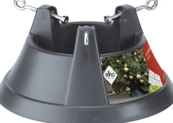 Elho Nordman 39 - Kerstboomstandaard Voor Binnen - O 39.2 X H 18.0 Cm - Zwart/Antraciet New