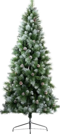 Everlands - Norwich Pine Frost - Kunstkerstboom 210 Cm Hoog - Zonder Verlichting Store