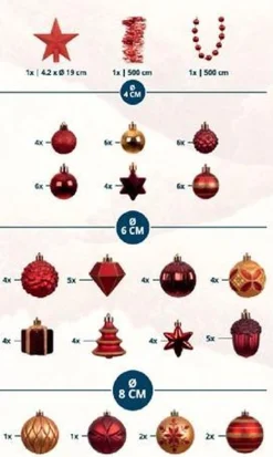 Everlands Imperial Kunstkerstboom - Compleet Met Versiering En Led Verlichting - 150Cm Cheap