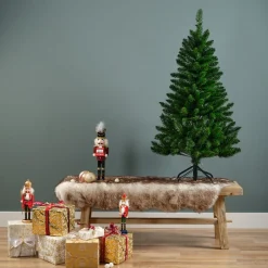 Everlands Kunst Kerstboom/Kunstboom - Groen - 120 Cm - Slank Cheap