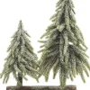 Everlands Mini Bomen Op Stronk - Kerstboom - 28X16X28 Cm Groen Tips 218 Best Sale