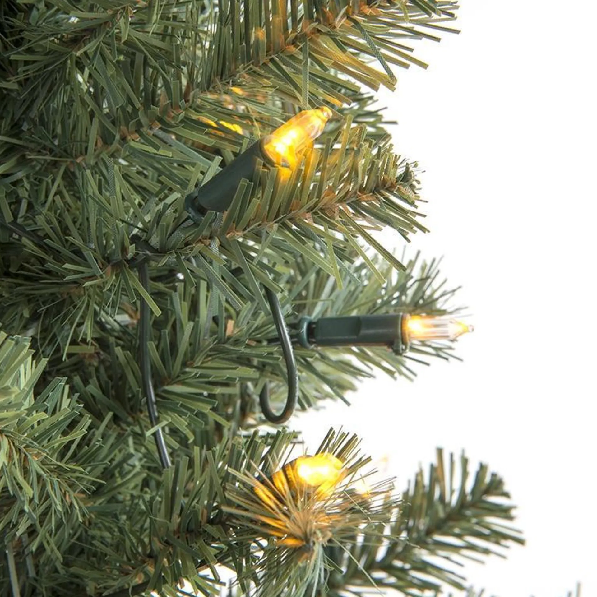 Merkloos Everlands Mini Kunstkerstboom - 90 Cm - Met Jute Zak En Verlichting New