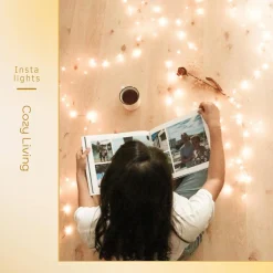 Sofisticade Fairy Lights | Lampjes Slinger | Led Lichtslinger | 10M Met 100Led In Warm Wit | Usb Aansluiting | String Light Kerstverlichting | Sfeerverlichting | Indoor Led Warm White