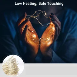 Sofisticade Fairy Lights | Lampjes Slinger | Led Lichtslinger | 10M Met 100Led In Warm Wit | Usb Aansluiting | String Light Kerstverlichting | Sfeerverlichting | Indoor Led Warm White