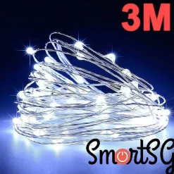Merkloos Fairy Lights - Lampjes Slinger - Kerst Versiering - Valentijn Verlichting - Kamer Decoratie Tieners - Lichtslinger Voor Binnen & Buiten - Moederdag - Voor Mama - Partyverlichting - Lichtjes - Led Lichtsnoer - Sfeerlampjes Eter Clearance