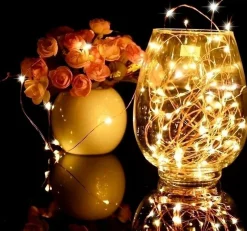 Merkloos Fairy Lights - Lampjes Slinger - Kerst Versiering - Valentijn Verlichting - Kamer Decoratie Tieners - Lichtslinger Voor Binnen & Buiten - Moederdag - Voor Mama - Partyverlichting - Lichtjes - Led Lichtsnoer - Sfeerlampjes Eter Clearance