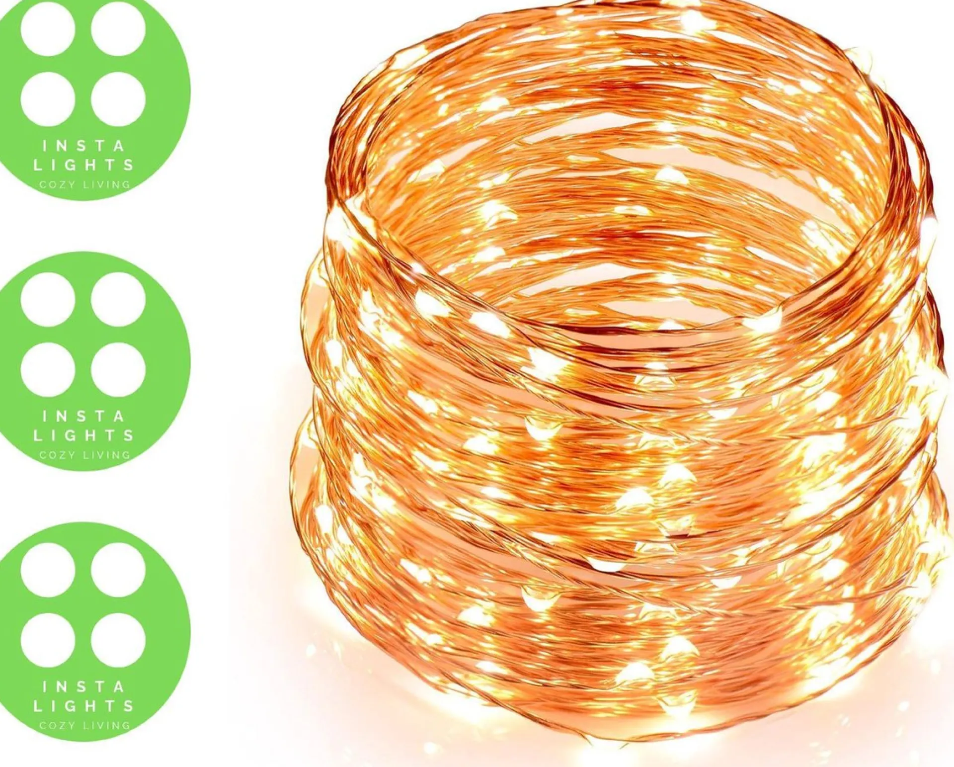 Sofisticade Fairy Lights | Lampjes Slinger | Led Lichtslinger | 5M Met 50Led In Warm Wit | Usb Aansluiting | String Light Kerstverlichting | Sfeerverlichting | Indoor Led Warm White