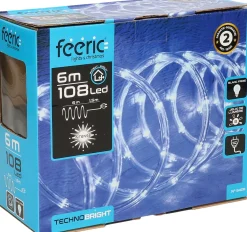 Fééric Lights and Christmas® Feeric Lichtslangen - 2X St - Helder Wit - 6 M - 108 Leds Clearance