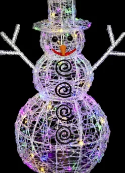 Feeric lights u0026 Christmas Feeric Lights And Christmas Verlichte Sneeuwpop - Figuur - 60 Cm - 100 Leds Gekleurd Best