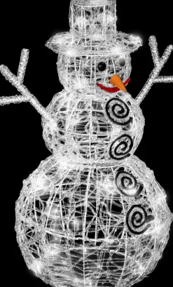 Feeric lights u0026 Christmas Feeric Lights And Christmas Verlichte Sneeuwpop - Figuur - 60 Cm - 100 Leds Gekleurd Sale