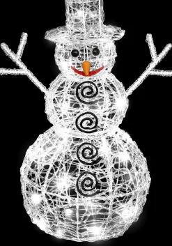 Feeric lights u0026 Christmas Feeric Lights And Christmas Verlichte Sneeuwpop - Figuur - 60 Cm - 100 Leds Gekleurd Sale