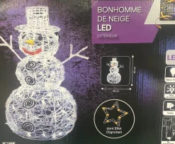 Feeric lights u0026 Christmas Feeric Lights And Christmas Verlichte Sneeuwpop - Figuur - 60 Cm - 100 Leds Gekleurd Sale