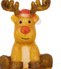 Feeric lights u0026 Christmas Feeric Lights And Christmas Rendier Met Licht - 30 Cm -40 Led Lampjes Cheap