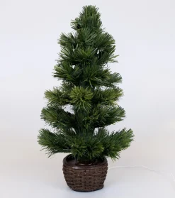 Merkloos Fiber Optic Mini-Kerstboom (25 Cm) Met Verlichting Hot