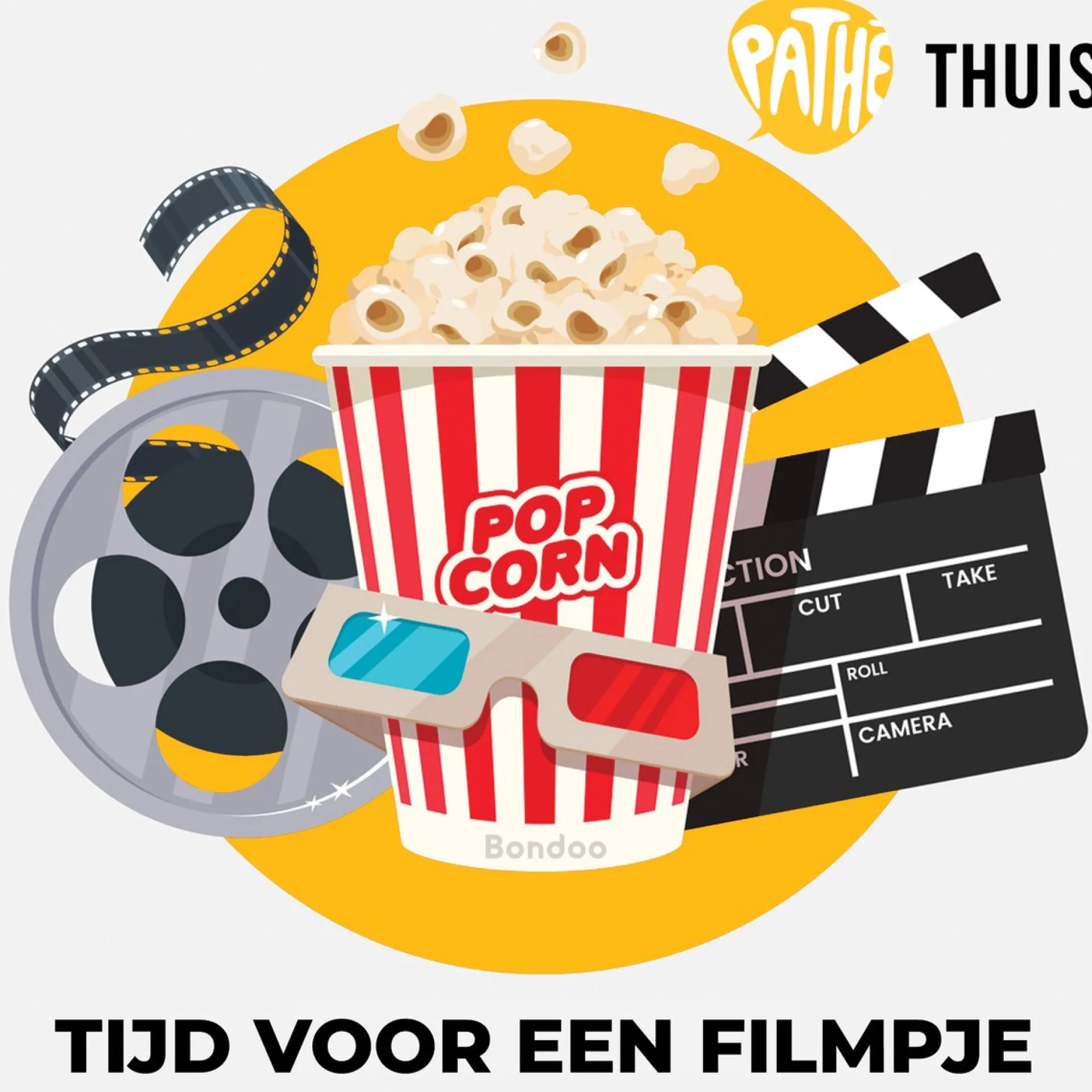 Bondoo Filmpakket Small - Pathe Thuis - Cadeaupakket Met Film Voucher - Brievenbus - Kerstcadeau Cheap
