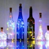 Merkloos Fles Verlichting Met Kurk - Led - Multicolor - 6 Stuks - Feestverlichting - Inclusief Batterijen Store
