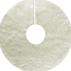 Arte r Flexibele Kerstboom Rok/Kleed Voor De Kerstboom Harige Stof Creme Wit 120 Cm - Kerstboomrokken Best