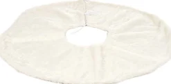 Arte r Flexibele Kerstboom Rok/Kleed Voor De Kerstboom Harige Stof Creme Wit 120 Cm - Kerstboomrokken Best