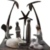 Floz Design Kerststallen>Floz Kerststal Metaal En Steen - Duurzame Kerststal - Gerecycled Metaal - Fairtrade Uit Zimbabwe