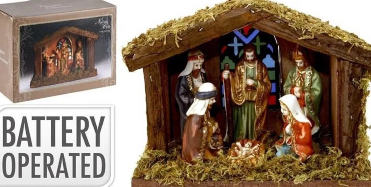 Generic Kerststallen> Kerststal Figuren Verlicht - Kerstbeeldjes Voor Kerststal - Set Van 6 Stuks