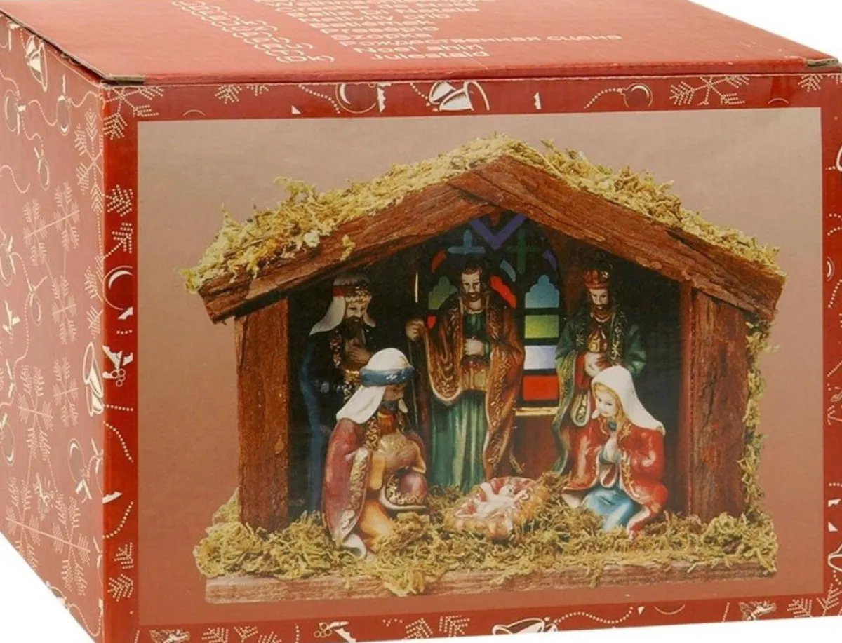 Generic Kerststallen> Kerststal Figuren Verlicht - Kerstbeeldjes Voor Kerststal - Set Van 6 Stuks