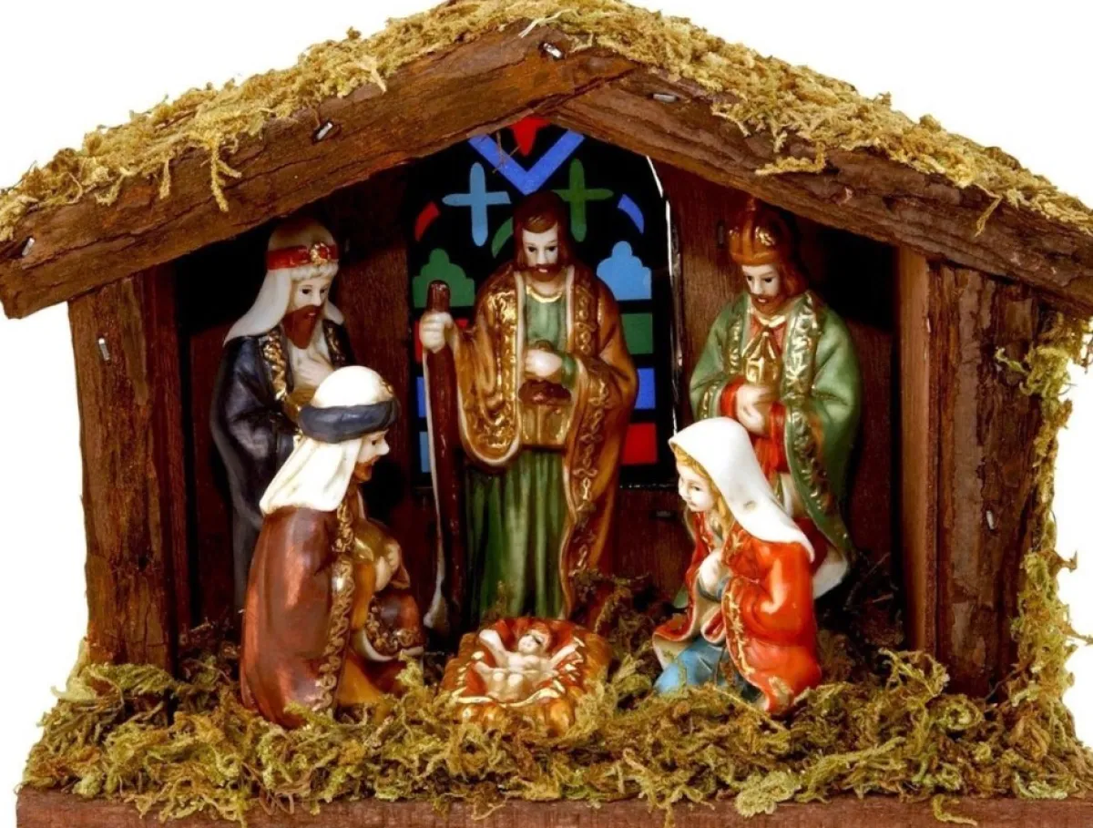 Generic Kerststallen> Kerststal Figuren Verlicht - Kerstbeeldjes Voor Kerststal - Set Van 6 Stuks