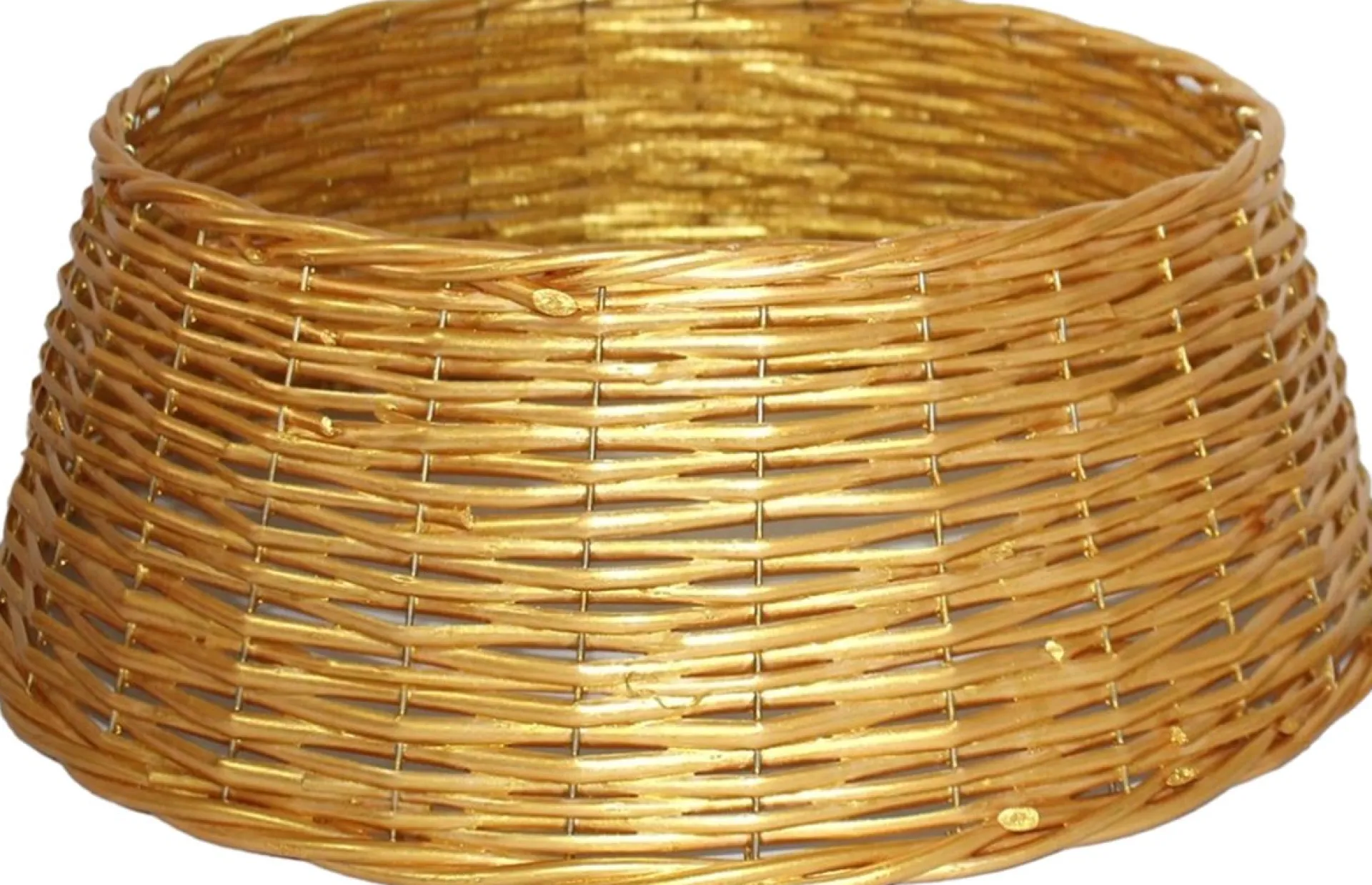 Gerim Kerstboomrok/Kerstboommand - Goud Gevlochten - D49 Cm En H18 Cm - Voor Kerstboom Van 150 Cm Outlet