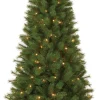 Giftsome Kunstkerstboom Met Verlichting - Kerstboom Met Led Verlichting - Opvouwbare Takken - Warm Wit Licht - 185 Cm - Lichtboom 140 Led Lampjes - Boom Voor Binnen - Groen Best