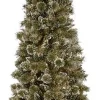 National Tree Company Glittery Bristle Kunstkerstboom - 213 Cm O 65 Cm - Besneeuwd, Dennenappels & Glitter - Metalen Voet Flash Sale