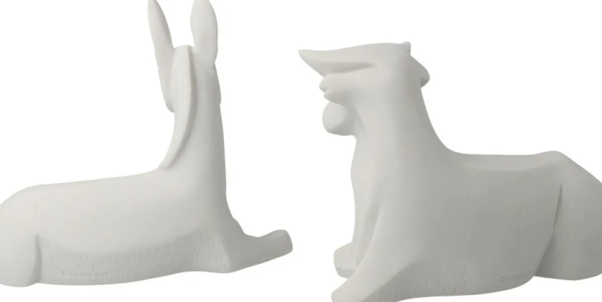 Goebel Kerststallen> - Nadal | Decoratief Beeld / Figuur Kerststal | Polyresin - 15Cm