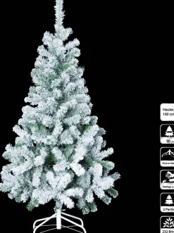 Merkloos 4Goodz Diep Besneeuwde Kunstkerstboom - 180X114 Cm New