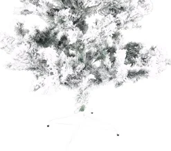 Merkloos 4Goodz Diep Besneeuwde Kunstkerstboom - 180X114 Cm New