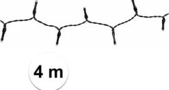 Decoris Kerstkransen>Groene Kerstkrans/Dennenkrans/Deurkrans 50 Cm Inclusief Helder Witte Verlichting