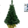 Decoris Groene Kunst Kerstboom 90 Cm Inclusief Helder Witte Kerstverlichting - Kunstbomen/Kunst Kerstbomen Shop