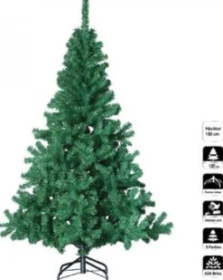 Fééric Lights and Christmas® Groene Kunstkerstboom 180 Cm X 104 Cm - Kunstboom - Kunststof Kerstboom - Kerstboom - Pvc - Plastic Kerstboom - Kunstboom Cheap