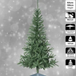Fééric Lights and Christmas® Groene Kunstkerstboom 180 Cm X 104 Cm - Kunstboom - Kunststof Kerstboom - Kerstboom - Pvc - Plastic Kerstboom - Kunstboom Cheap