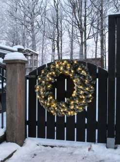 Star Trading Grote Verlichte Kerstkrans 