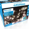 Grundig Kerstverlichting - 96 Led Lampjes - 8 Standen - Met Timer - 760 Cm - 7.6 Meter - Warm Wit - Cristmas String Light Best Sale