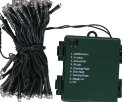 Grundig Kerstverlichting - 96 Led Lampjes - 8 Standen - Met Timer - 760 Cm - 7.6 Meter - Warm Wit - Cristmas String Light Best Sale