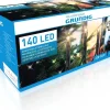 Grundig Kerstverlichting - 140 Led Lampjes - 8 Standen - Met Timer - 1890 Cm- 18.9 Meter - Warm Wit - Cristmas String Light Outlet