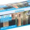 Grundig Kerstverlichting - 20 Led Lampjes - 302 Cm- 3.2 Meter - Warm Wit - 220V Outlet